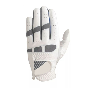 Acheter en gros des gants de golf professionnels taille personnalisée main gauche gant de golf en cuir de mouton blanc pour hommes femmes - Product Image 6