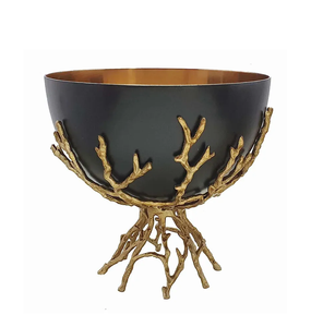 Utilisation attrayante de support en laiton de concepteur pour le serveur de nourriture de vaisselle et le support de bol de service de casse-croûte prix bon marché antique - Product Image 1