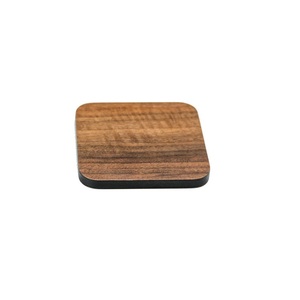 ที่รองแก้วไม้วอลนัททรงกลมพร้อมแผ่นกันลื่นที่รองแก้วยอดนิยมสำหรับบ้าน - Product Image 2