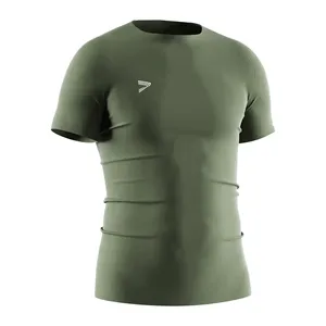 Pantalones de chándal para hombre, color verde militar, con costuras reforzadas y ecológicos, fabricante mayorista - Product Image 5