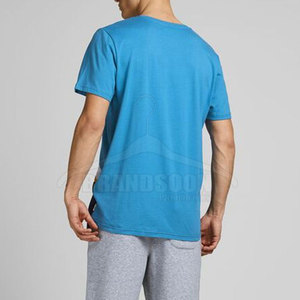 2025 T-shirt personnalisable en polyester/coton pour hommes Style OEM 100% coton le plus populaire à vendre - Product Image 3