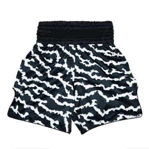 Material duradero Hombres Muay Thai Short Disponible en venta al por mayor Precio por encargo Antiarrugas Muay Thai Short con calidad superior - Product Image 6