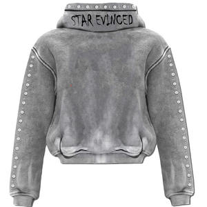 Sudaderas con Capucha de Alta Calidad para Hombre, de Algodón/Poliéster, Estilo Urbano, Impresión Digital y en Relieve - Product Image 2