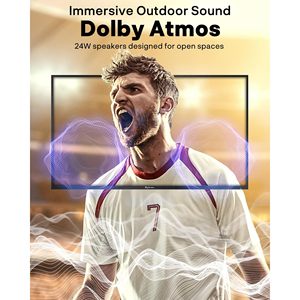 55 Inch Outdoor Smart Internet TV 120Hz 4K Ultra HD 1000 Nits Audio Enhancement Speed Contion Weatherproof IP55 - Product Image 6