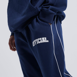 Survêtements d'hiver deux pièces pour hommes de haute qualité nouveauté couleur unie décontracté polaire porter Logo personnalisable à capuche en gros - Product Image 2