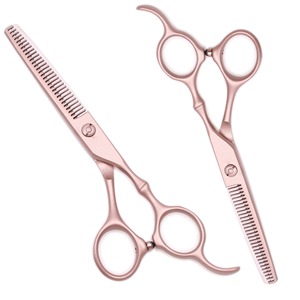 Ciseaux à effiler pour coiffeur en acier inoxydable, utilisés pour la coupe de cheveux, ciseaux à effiler professionnels - Product Image 1