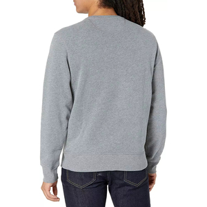 Sudadera unisex de invierno de algodón pesado 100%, jersey de cuello redondo con logotipo personalizado, diseño de bordado sólido, ropa en blanco de diseñador - Product Image 3