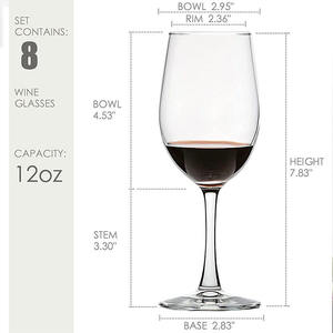 Calice Personalizzato per Vino Rosso, Bicchiere da Vino Trasparente <span class=keywords><strong>con</strong></span> Stelo Lungo, Coppa di Lusso per Vino Rosso, Calice in Cristallo <span class=keywords><strong>con</strong></span> Ali - Product Image 3
