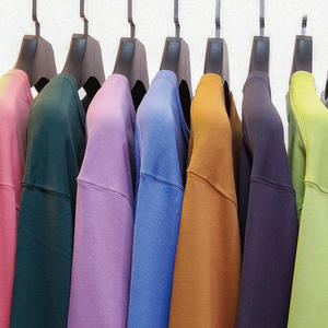 สเวตเชิ้ตคอกลมคอกลมใส่ได้ทั้งชายและหญิงผ้าฝ้าย100% ปักลาย3D สไตล์ฟอกสี - Product Image 2