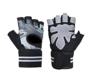 Nueva moda gimnasio guantes deporte entrenamiento Spandex levantamiento de pesas Fitness guantes personalizados Unisex alta calidad precio razonable - Product Image 4