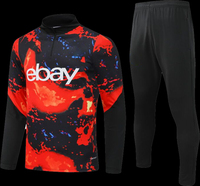 Kit de survêtement de football veste de football à sublimation personnalisée pour hommes combinaison d'entraînement combinaison de football 2024/2025 sweat-shirt