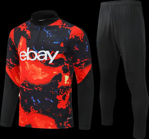 Kit de chándal de fútbol sublimación personalizada chaqueta de fútbol para hombres traje de entrenamiento traje de fútbol 2024/2025 sudadera - Product Image 5