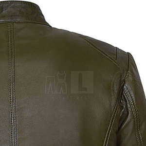Chaqueta de Invierno de Cuero Vacuno para Hombre, Nueva Moda del Mejor Fabricante, Transpirable, Resistente al Viento, Ecológica, con Logotipo Frontal - Product Image 6