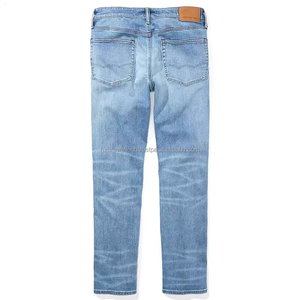 กางเกงยีนส์ขาดซิปสำหรับผู้ชายกางเกงยีนส์ขาดๆระบายอากาศได้ดีแบบลำลองแนวสตรีทแฟชั่นสำหรับผู้ชาย - Product Image 4