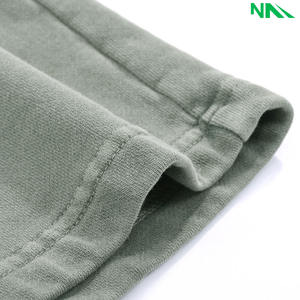 Nueva tendencia Pantalones cortos deportivos personalizados Hombres Diseñador Streetwear Lona 100% Algodón Sólido Transpirable Secado rápido Ecológico High Street - Product Image 4