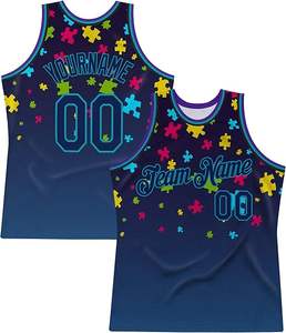 Camisetas de baloncesto hechas a medida para hombre, camiseta de baloncesto, ropa deportiva, camisetas y pantalones cortos unisex de poliéster - Product Image 2