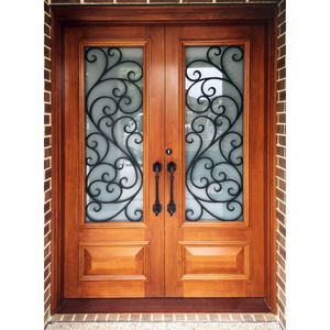 Puertas de Acero Resistentes para Entrada, Diseño Posmoderno Impermeable, Mejora la Seguridad y la Estética del Hogar - Product Image 4