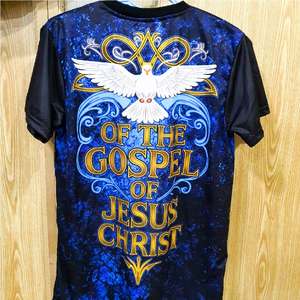 T-shirts personnalisés pour hommes, imprimés par sublimation intégrale, à séchage rapide, écologiques, en tissu Dry Fit, couleur pleine, AOP, t-shirts de sport - Product Image 5