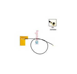 Antenne compacte 2.4GHz PCB jaune 63x11mm avec câble 1.13mm + connecteur UFL pour Application interne - Product Image 2