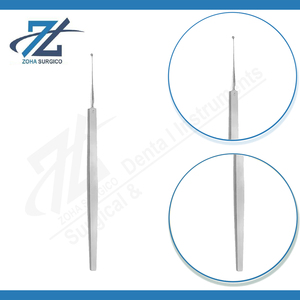 Cuillères Chalazian manuelles de haute qualité, 122 mm de long, 6 tailles, acier inoxydable chirurgical réutilisable, certifié CE, usage en chirurgie générale - Product Image 3
