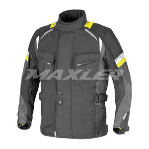 Chaqueta Touring 3/4 para hombre, aprobado por la CE Equipo de Motocicleta, chaqueta de ventilación reflectante impermeable para uso en todas las estaciones - Product Image 1