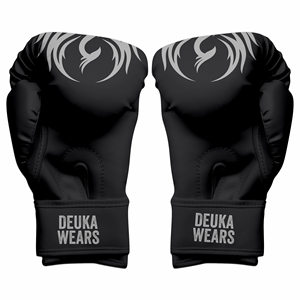 Guantes de boxeo de entrenamiento de combate profesional de alta calidad, cuero de vaca con excelente acolchado de soporte de muñeca para artes marciales - Product Image 2