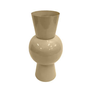 Vase à fleurs en aluminium moulé fantaisie fait à la main, forme de visage, finition brute brun, meilleure qualité, décoration de table à domicile, vase en métal - Product Image 4