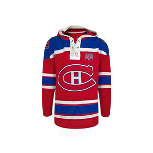 Sudadera con Capucha de Hockey sobre Hielo Personalizada, Diseño Sublimado, Sudadera Holgada Juvenil con Cuello de Encaje para Hombre - Product Image 2