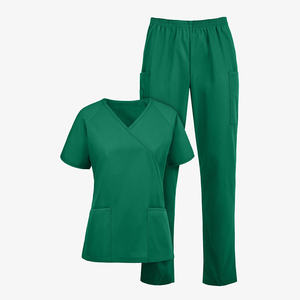 Ensemble de blouses médicales unisexes au style unique, qualité supérieure, léger, respirant, confortable, extensible, couleur personnalisée, manches courtes - Product Image 1