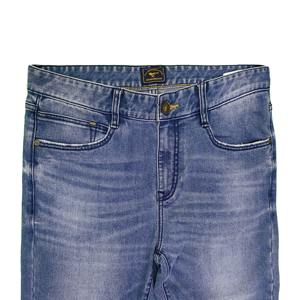 Pantalones vaqueros ajustados de moda para hombre, pantalones vaqueros de cintura alta de diseño personalizado en color sólido, nuevo precio bajo para invierno, otoño y verano - Product Image 6