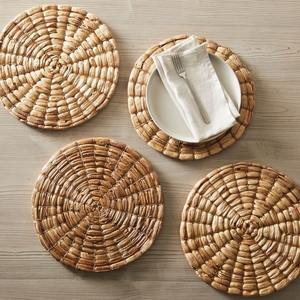 Round Water Hyacinth Woven <b>Placemat</b> Eco friendly products Made in Vietnam <b>Table</b> decoration Woven <b>Placemat</b> Wholesale - Product Image 3
