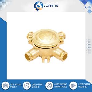 Jetprix International, Exportador Indio, Suministra Accesorios de Tuberías de Latón de Cuatro Vías con Acabado Pulido de Primera Calidad - Product Image 2