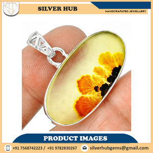 ล่าสุด925เงินสเตอร์ลิงรัสเซีย Dendritic โอปอลที่ทำด้วยมือจี้สำหรับขายในราคาที่ดีที่สุด - Product Image 6