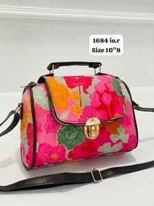 Handmade Rajasthani Women's Tote Bag New Arrival Multi-Color Cotton Fancy Handblock Print Double Partition 10\"8 Size <b>Handbag</b> - Product Image 6