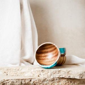 Natural Wood <b>Epoxy</b> Resin Handmade Eco-Friendly Decorative Bowl for Home Salad Serving Party High Quality - Product Image 1