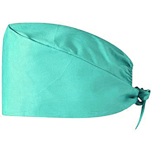 Gorros Quirúrgicos Personalizados de Poliéster/Algodón Color Morado, Uniformes de Hospital Unisex, Tejido Sin Costuras con Cierre de Lazo - Product Image 5