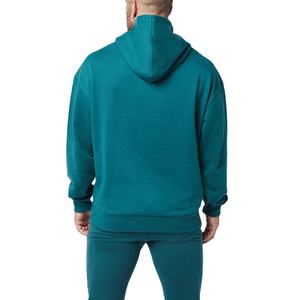 Ensemble sweatshirts et pantalons de survêtement lourds GSM 500 avec logo personnalisé pour hommes Streetwear capuche double couche avec poche kangourou - Product Image 2