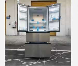 Refrigerador de Doble Puerta Francés de Gran Capacidad, 628L, Plateado, Sin Escarcha, con Inversor Inteligente, Acero Inoxidable, Eléctrico, para el Hogar - Product Image 2