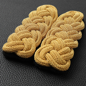 Golden Bullion Fil Epaulettes Cordon Aiguillette Collection pour Cosplay et Costume Équipement de Défense Personnelle - Product Image 3