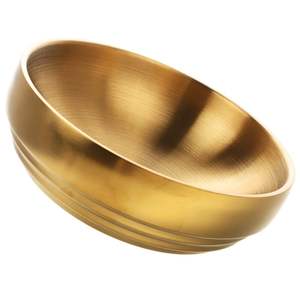 Bol à chocolat en métal brillant élégant design fait à la main adapté aux célébrations festives décoration de la maison servant une pièce maîtresse unique - Product Image 6