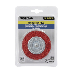 Spazzola in Nylon Disco O/ 75 mm. 1/4". - Product Image 5