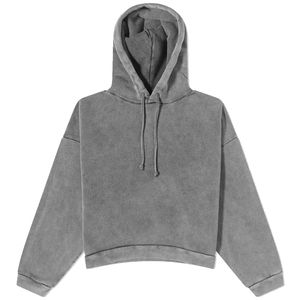Alta calidad French Terry Sudadera con capucha de gran tamaño Unisex recortada Sudadera con capucha Hombres Impresión Bordado Sudaderas con capucha personalizadas de alta calidad - Product Image 3