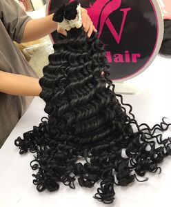 ราคาขายส่งผมหยิกสีดําธรรมชาติจํานวนมากเวอร์จิน 100 ผมมนุษย์จํานวนมากในการต่อผมเวียดนามดิบ - Product Image 4