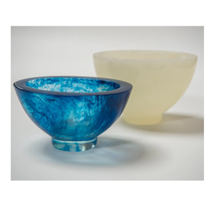 Bol de service en résine de qualité alimentaire Vaisselle d'hôtel Bol en résine Offre Spéciale Vaisselle utilisée Artisanat Bol en résine de qualité supérieure - Product Image 6