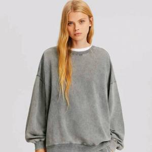 Custom Logo Streetwear Plain Blank Hoodie Ladies Casual Top Quality Hoodie Women Pullover Gym Hoodies Women - Product Image 2