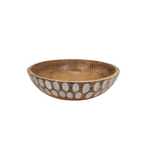 Newest Design Wooden Round Shape Food Serving Bowl Natural Finished for Home & Hotels <b>Tabletop</b> Food Serving Bowls Handmade - Product Image 3