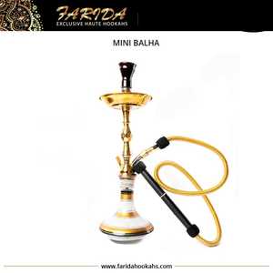 Farida 2025 Mini Tower Shisha latón macizo de alta calidad portátil Hookah laca acabado nuevo diseño tamaño pequeño recto - Product Image 3