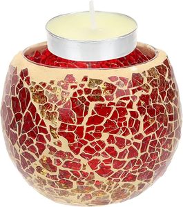 Hand Carved Mosaic Finished Votive Candle Holder Wedding Decorative Tabletop Candelabra Home Decor Candle Votive - Product Image 1