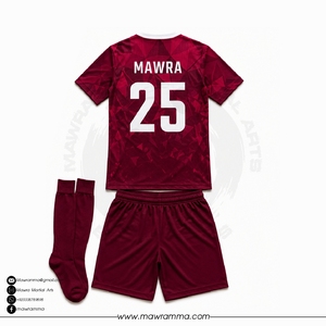 Mawra Premium Custom Soccer Uniforms Unisex Sublimation Print Team Jerseys Lightweight Athletic Match <b>Kits</b> For Clubs And Teams - Product Image 4