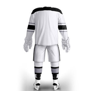 Uniforme de Hockey sobre Hielo Personalizado de la Mejor Calidad, Spandex/Algodón, Sublimación Personalizada, Tela de 360g, Antibacteriano, Transpirable y Ecológico - Product Image 3